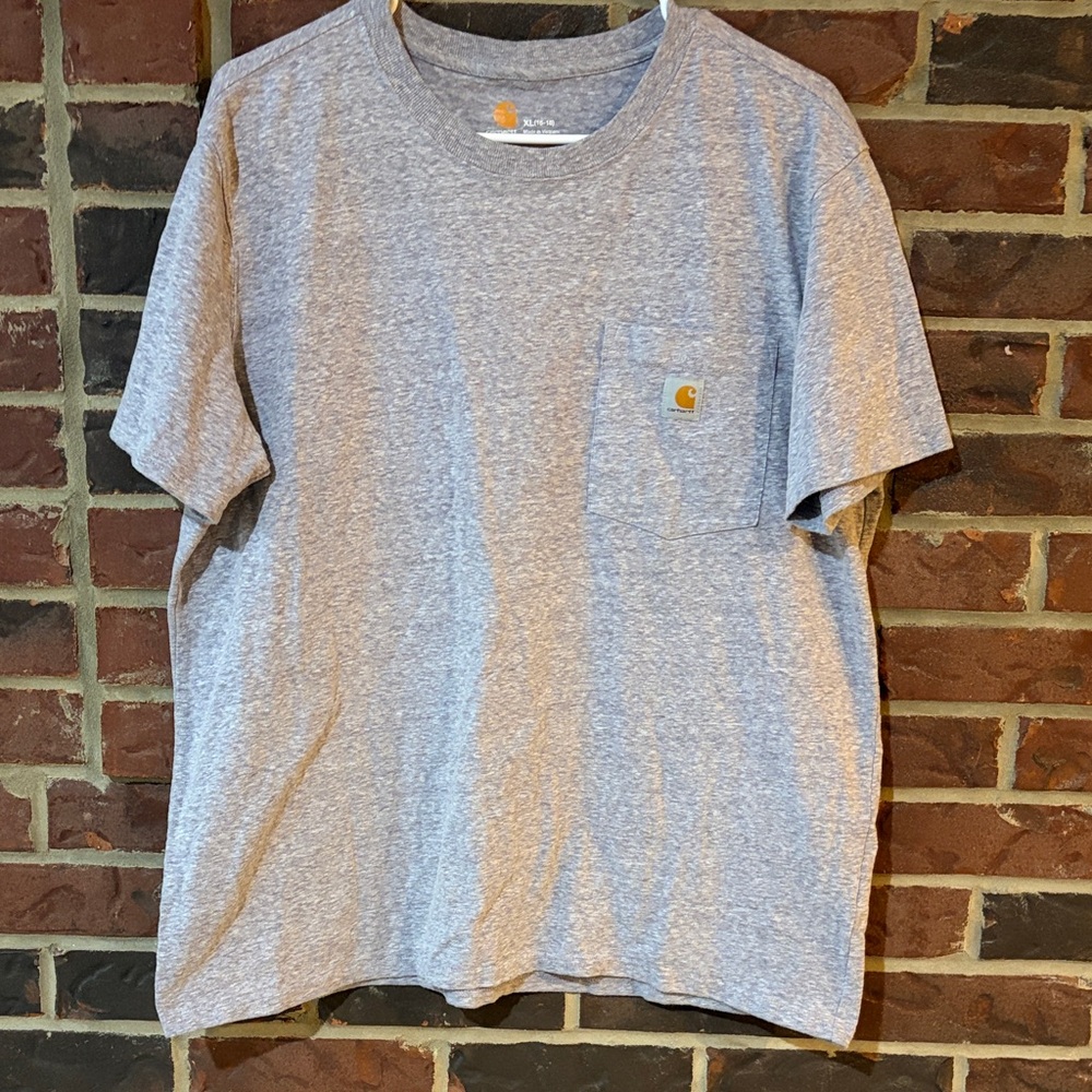 Carhartt Heather Gray Pocket Tee